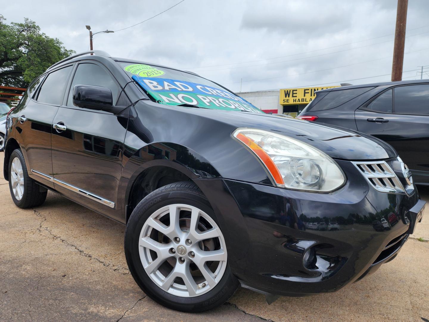 2013 BLACK Nissan Rogue SL (JN8AS5MT0DW) with an 2.5L L4 DOHC 16V engine, Continuously Variable Transmission transmission, located at 2660 S.Garland Avenue, Garland, TX, 75041, (469) 298-3118, 32.885551, -96.655602 - Welcome to DallasAutos4Less, one of the Premier BUY HERE PAY HERE Dealers in the North Dallas Area. We specialize in financing to people with NO CREDIT or BAD CREDIT. We need proof of income, proof of residence, and a ID. Come buy your new car from us today!! This is a Very clean 2013 NISSAN ROGU - Photo#0